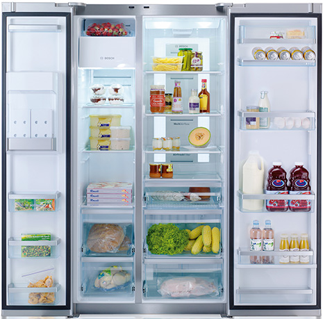 Interior Shot of Bosch Linea Refrigerator